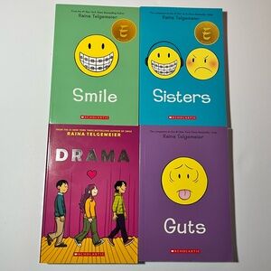 Raina Telgemeier Book Bundle EUC